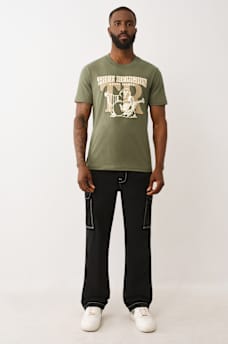 BUDDHA LOGO OVERLAY GRAPHIC TEE, image 5