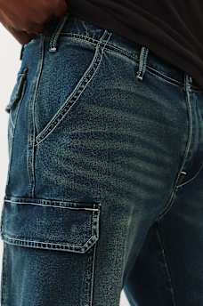 DENIM CARGO PANT, image 4