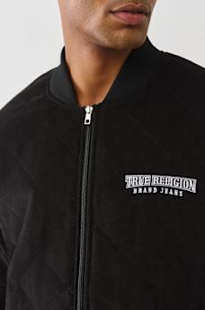 QUILTED CORDUROY BOMBER JACKET, image 2