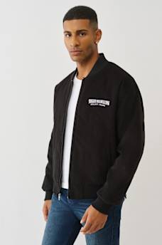 QUILTED CORDUROY BOMBER JACKET, image 4