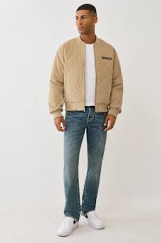 QUILTED CORDUROY BOMBER JACKET, image 5