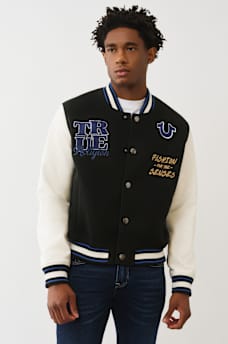 BUDDHA BRAND VARSITY JACKET, image 1