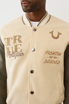 BUDDHA BRAND VARSITY JACKET, image 1