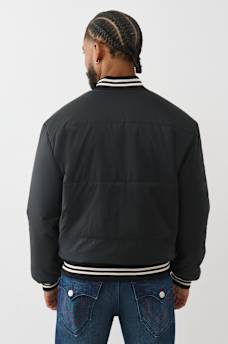 TWO-TONE ZIP PUFFER JACKET , image 5