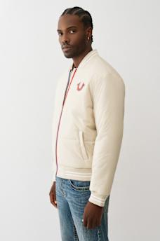 TWO-TONE ZIP PUFFER JACKET , image 3