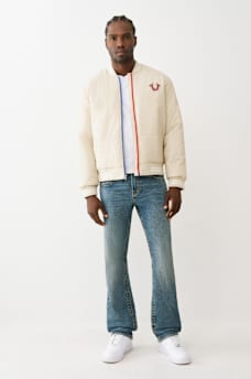 TWO-TONE ZIP PUFFER JACKET , image 5