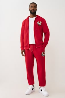 EMBROIDERED PATCH HORSESHOE JOGGER, image 2