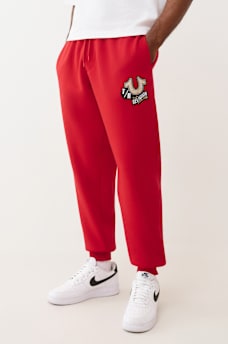 EMBROIDERED PATCH HORSESHOE JOGGER, image 1