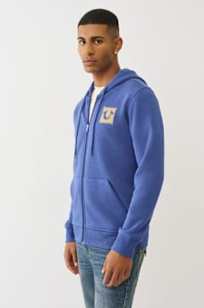 HORSESHOE OUTLINE ZIP HOODIE, image 3