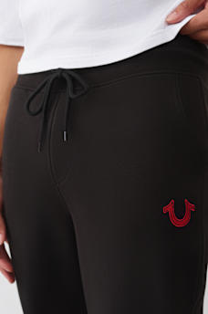 HORSESHOE EMBROIDERED STRAIGHT SWEATPANT, image 4