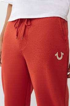 HORSESHOE EMBROIDERED STRAIGHT SWEATPANT, image 4