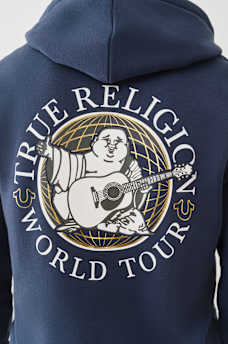  GLOBAL BUDDHA ZIP HOODIE, image 1