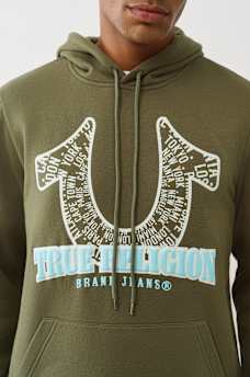 SUDADERA CON CAPUCHA, HERRADURA Y CIUDAD, image 1