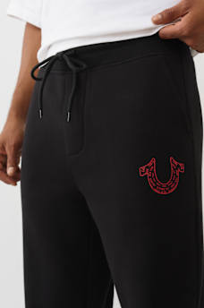 SPIRAL HORSESHOE STRAIGHT SWEATPANT, image 3