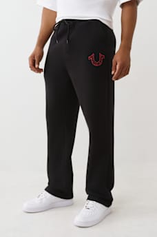 SPIRAL HORSESHOE STRAIGHT SWEATPANT, image 1