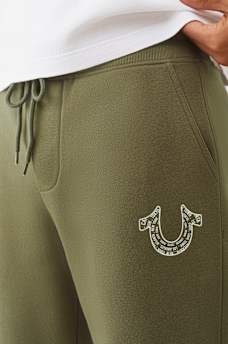 SPIRAL HORSESHOE STRAIGHT SWEATPANT, image 4