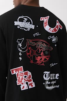 SCATTERED GRAPHICS LONG SLEEVE TEE