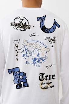 SCATTERED GRAPHICS LONG SLEEVE TEE, image 1