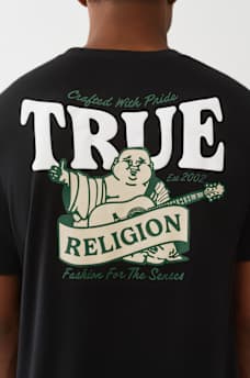 CAMISETA CON GR&Aacute;FICO DE BUDDHA DISTORSIONADO, image 1