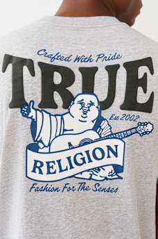 WARPED BUDDHA GRAPHIC TEE, image 1