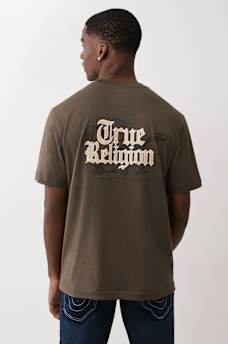 STITCHED LOGO BUDDHA TEE