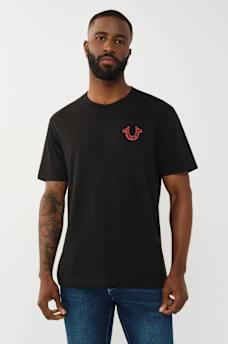 T-SHIRT &Agrave; MOTIF DE FER &Agrave; CHEVAL EN SPIRALE