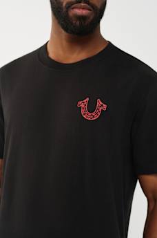 T-SHIRT &Agrave; MOTIF DE FER &Agrave; CHEVAL EN SPIRALE