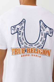 CAMISETA CON GR&Aacute;FICO DE HERRADURA Y ESPIRAL, image 1