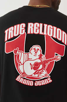 CURVED BUDDHA LOGO TEE, image 1