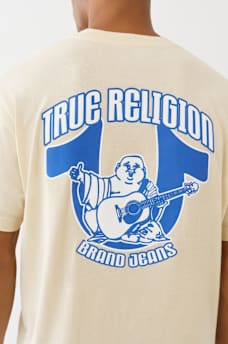 CURVED BUDDHA LOGO TEE, image 1