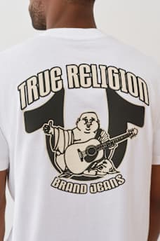 CURVED BUDDHA LOGO TEE, image 1