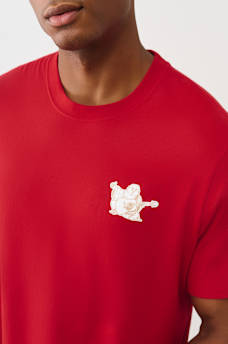 CURVED BUDDHA LOGO TEE, image 4