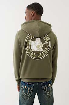 BUDDHA SEAL ZIP HOODIEThe Buddha Seal Zip Hoodie brings comfort with a side of swagger. Designed wit, image 1