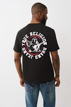 FLOCKED LOGO TEE, image 1
