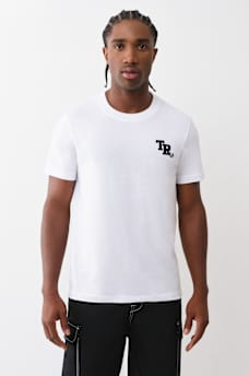 FLOCKED LOGO TEE, image 2