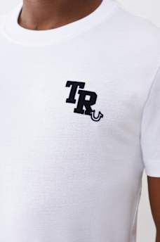 FLOCKED LOGO TEE, image 4