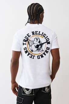 FLOCKED LOGO TEE, image 1