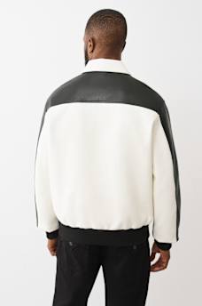 COLOR BLOCKED LOGO RACING JACKET, image 2