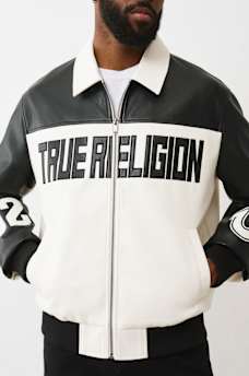 COLOR BLOCKED LOGO RACING JACKET, image 1