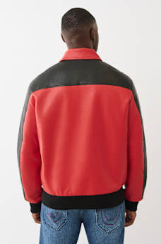 COLOR BLOCKED LOGO RACING JACKET, image 5