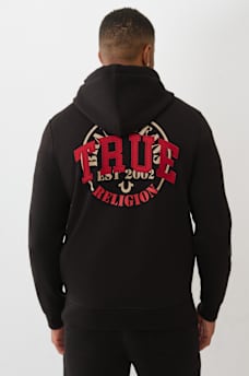 SUDADERA CON CAPUCHA Y CIERRE BORDADA DE TRUE RELIGION, image 5