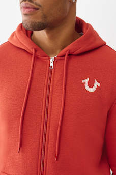 TRUE EMBROIDERED ZIP HOODIE, image 4