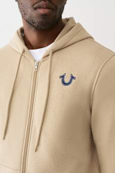 SUDADERA CON CAPUCHA Y CIERRE BORDADA DE TRUE RELIGION, image 4