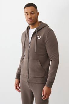 TRUE EMBROIDERED ZIP HOODIE, image 3