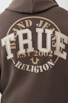 TRUE EMBROIDERED ZIP HOODIE, image 4