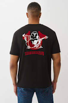 HORSESHOE BUDDHA GRAPHIC TEE