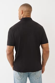 RELAXED PATCH POLO SHIRT, image 4