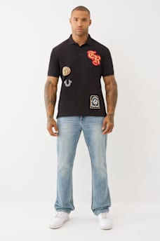 RELAXED PATCH POLO SHIRT, image 5