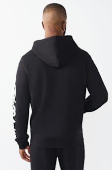 DIAGONAL LOGO ZIP HOODIE, image 4