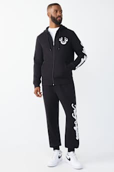 DIAGONAL LOGO ZIP HOODIE, image 5